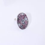 Rare Eudialyte Druzy Oval Adjustable Ring - Image 8