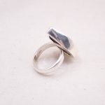 Rare Eudialyte Druzy Adjustable Teardrop Ring - Image 15