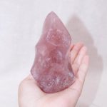 Rose Quartz Flame Crystals - 1 of a Kind - Image 2
