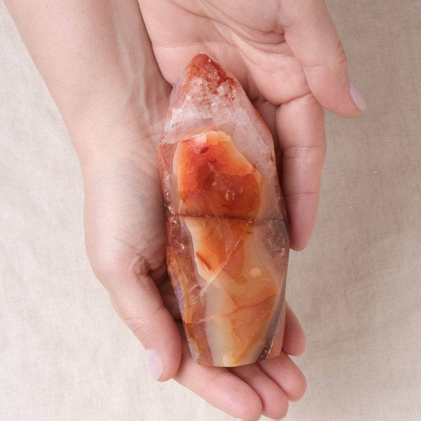 TR-F3-CAR-ml_e28f72d1-1b54-48df-82d1-f43f8aac73dd Carnelian Flame Crystal - 1 of a Kind - Image 9