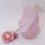 Rose Quartz Flame Crystals - 1 of a Kind - Image 7