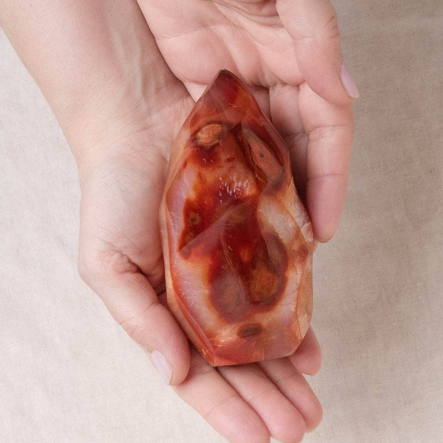 TR-F4-CAR-ml Carnelian Flame Crystal - 1 of a Kind - Image 11