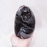 Rare Black Septarian Freeform Crystal - Image 3