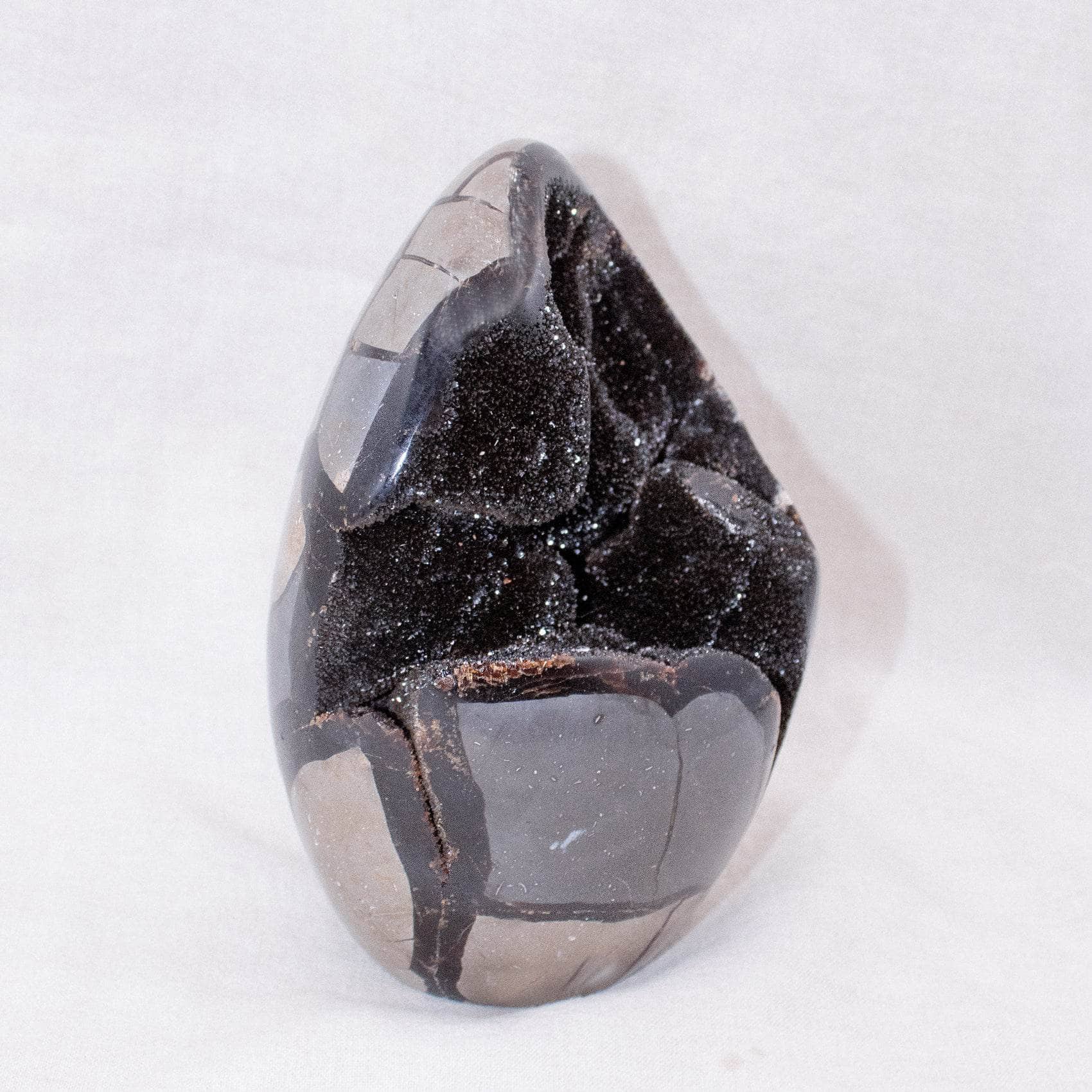 TR-FF-Sept-MI-4-1 Rare Black Septarian Freeform Crystal - Image 13