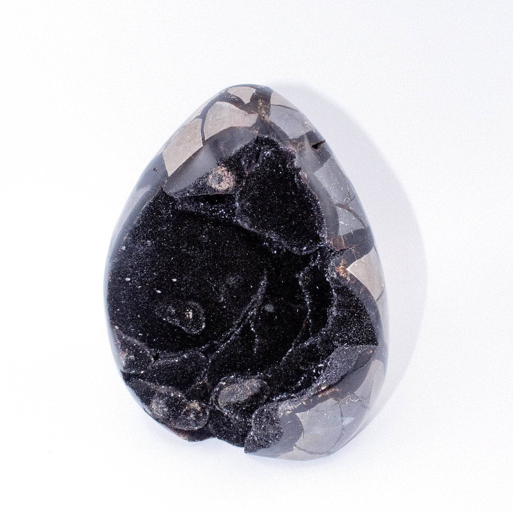 TR-FF-Sept-MI-5-4 Rare Black Septarian Freeform Crystal - Image 20