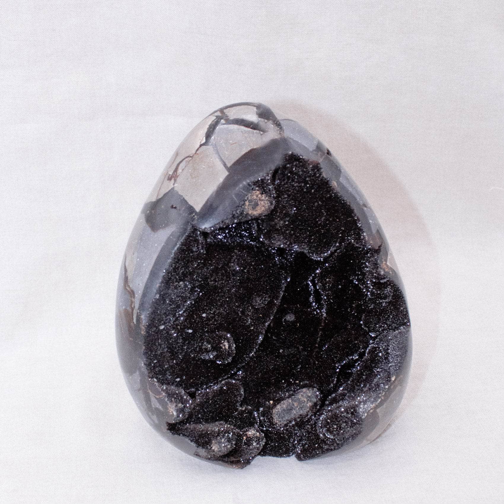 TR-FF-Sept-MI-5 Rare Black Septarian Freeform Crystal - Image 17