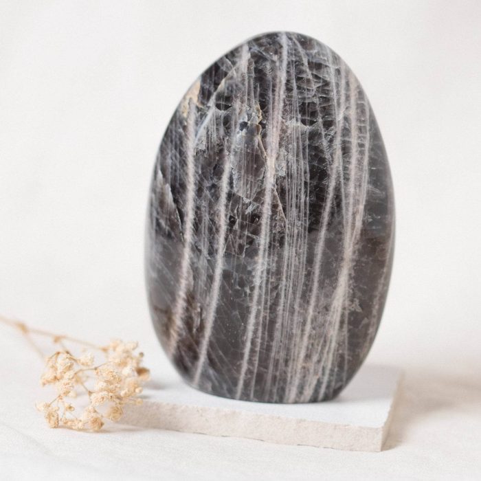 Black Moonstone Freeform - AAA Premium Quality - Image 2