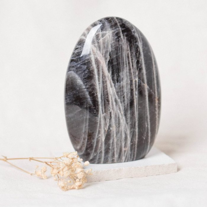 Black Moonstone Freeform - AAA Premium Quality - Image 1