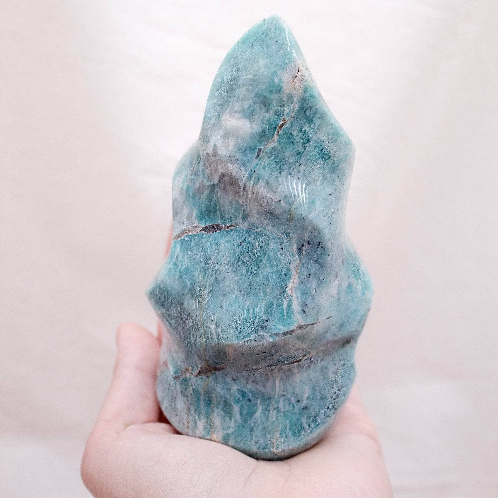 TR-FFF-AMZ-MI-1-1 Amazonite Crystal Flames - 1 of a Kind - Image 2