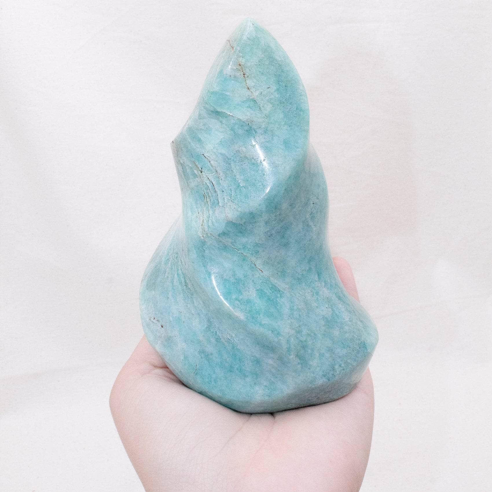 TR-FFF-AMZ-MI-3 Amazonite Crystal Flames - 1 of a Kind - Image 8