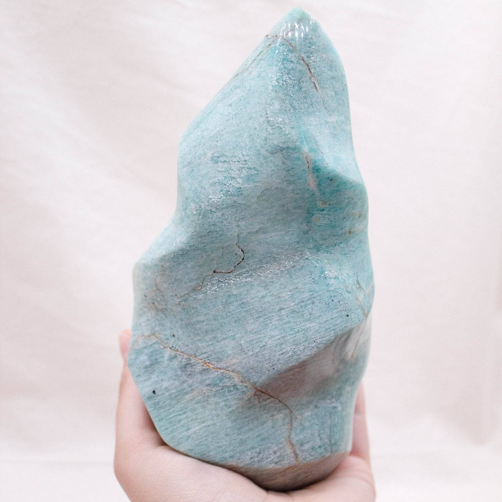 TR-FFF-AMZ-MI-4-2 Amazonite Crystal Flames - 1 of a Kind - Image 11