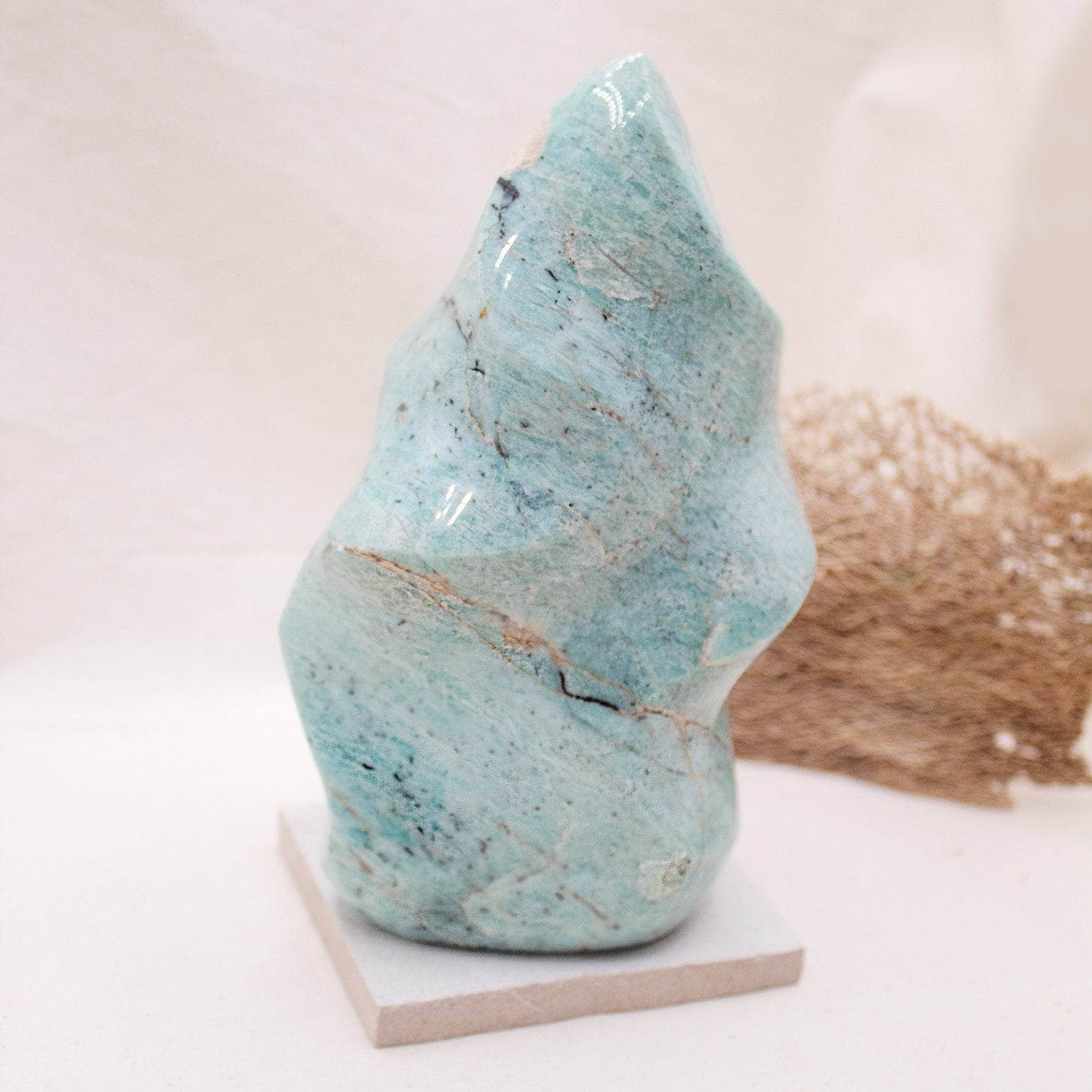 TR-FFF-AMZ-MI-6-2 Amazonite Crystal Flames - 1 of a Kind - Image 16