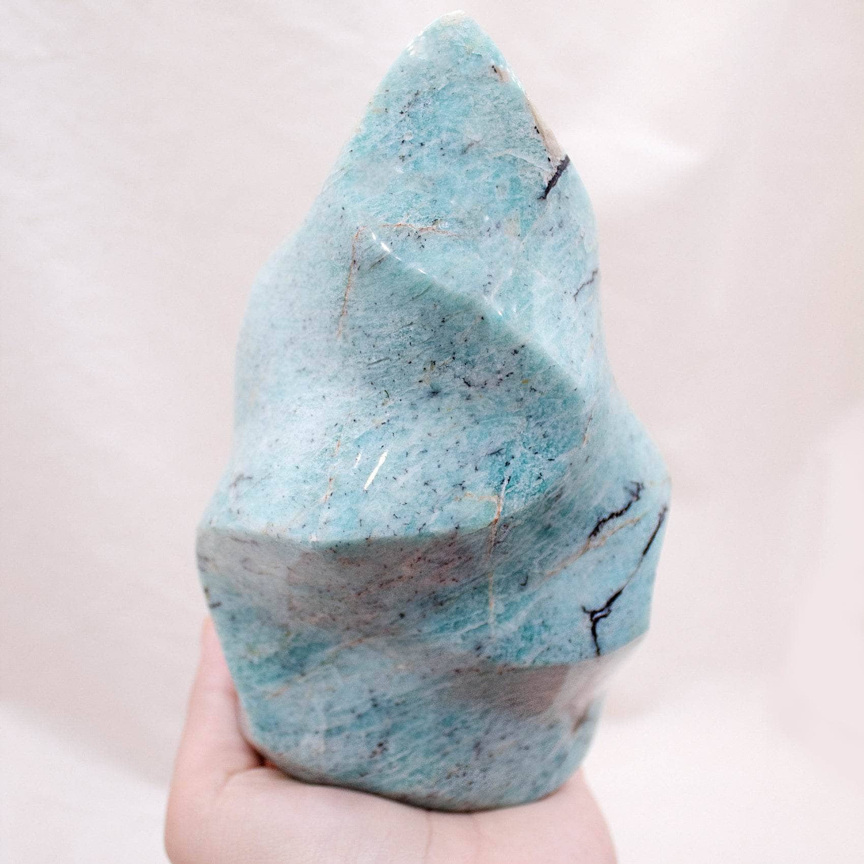 TR-FFF-AMZ-MI-6-3 Amazonite Crystal Flames - 1 of a Kind - Image 17