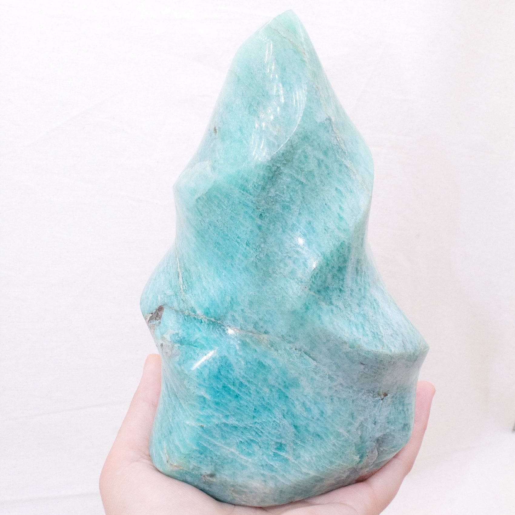 TR-FFF-AMZ-MI-7-3 Amazonite Crystal Flames - 1 of a Kind - Image 21