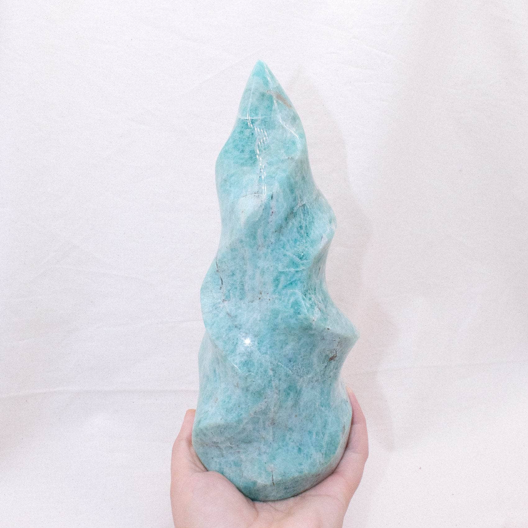 TR-FFF-AMZ-MI-8 Amazonite Crystal Flames - 1 of a Kind - Image 25