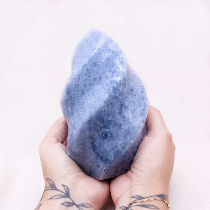 Blue Calcite Crystals Flames - AAA Premium Quality - Image 7