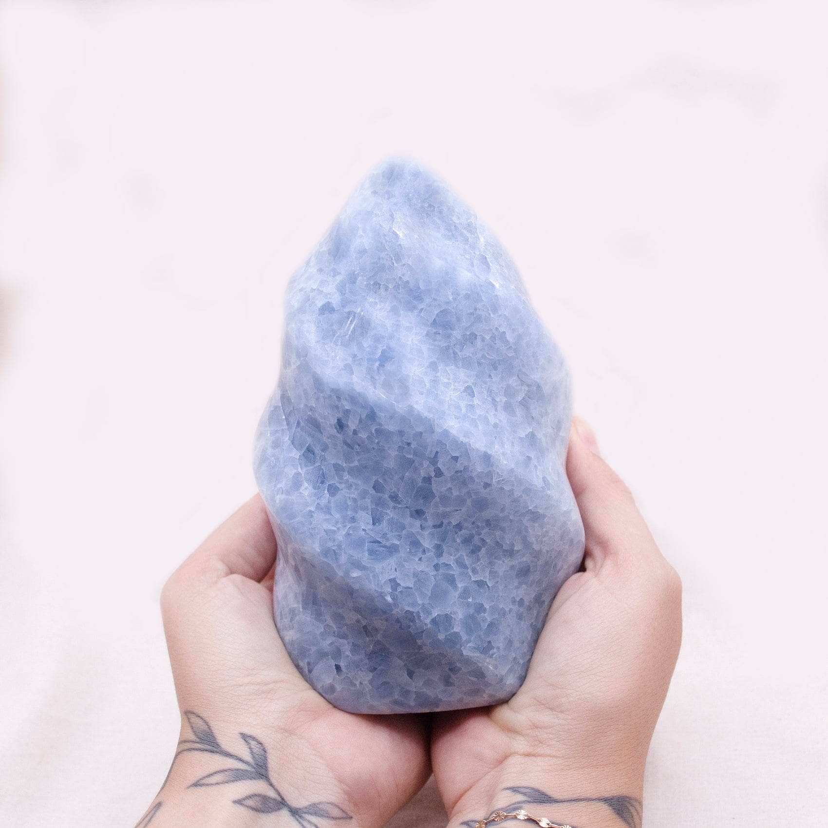 TR-FFF-BCAL-MI-4 Blue Calcite Crystals Flames - AAA Premium Quality - Image 10