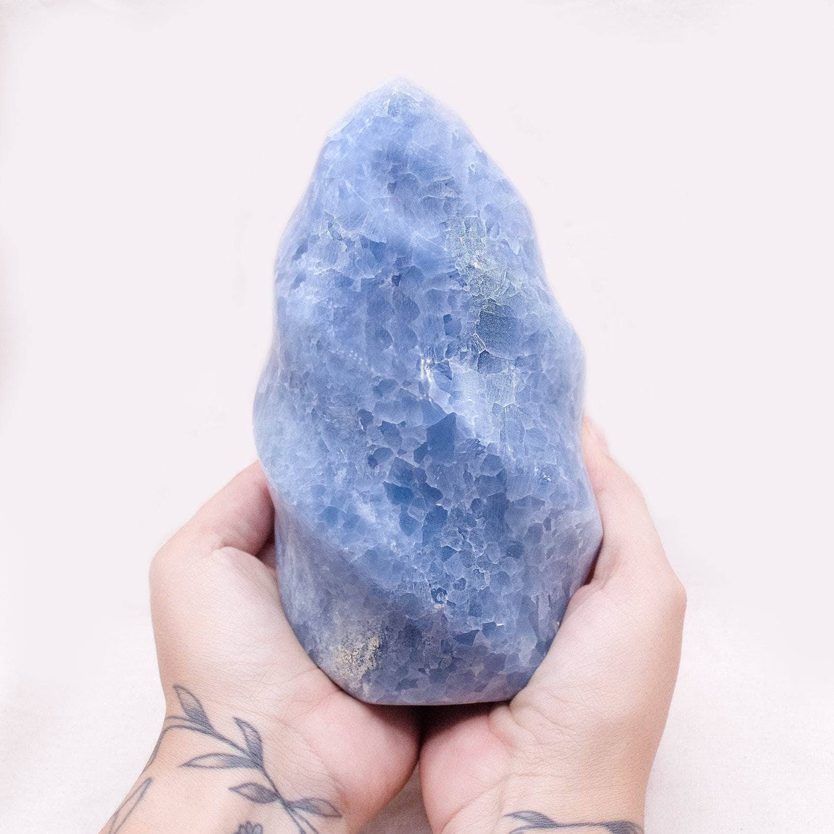 TR-FFF-BCAL-MI-5 Blue Calcite Crystals Flames - AAA Premium Quality - Image 13