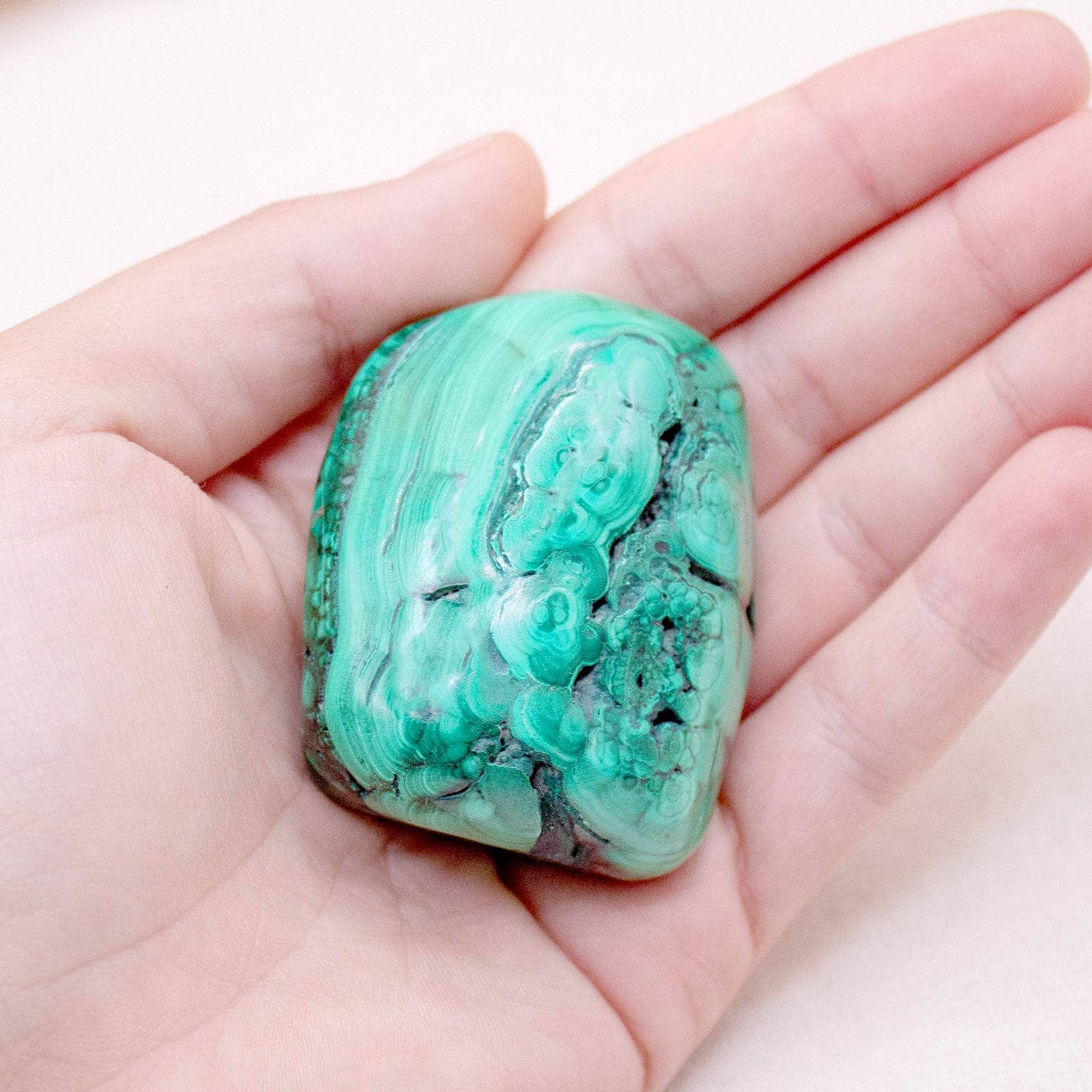 TR-FFFS-MAL-QE-10-2 Genuine Malachite Freeform Specimens - 1 of a Kind - Image 34