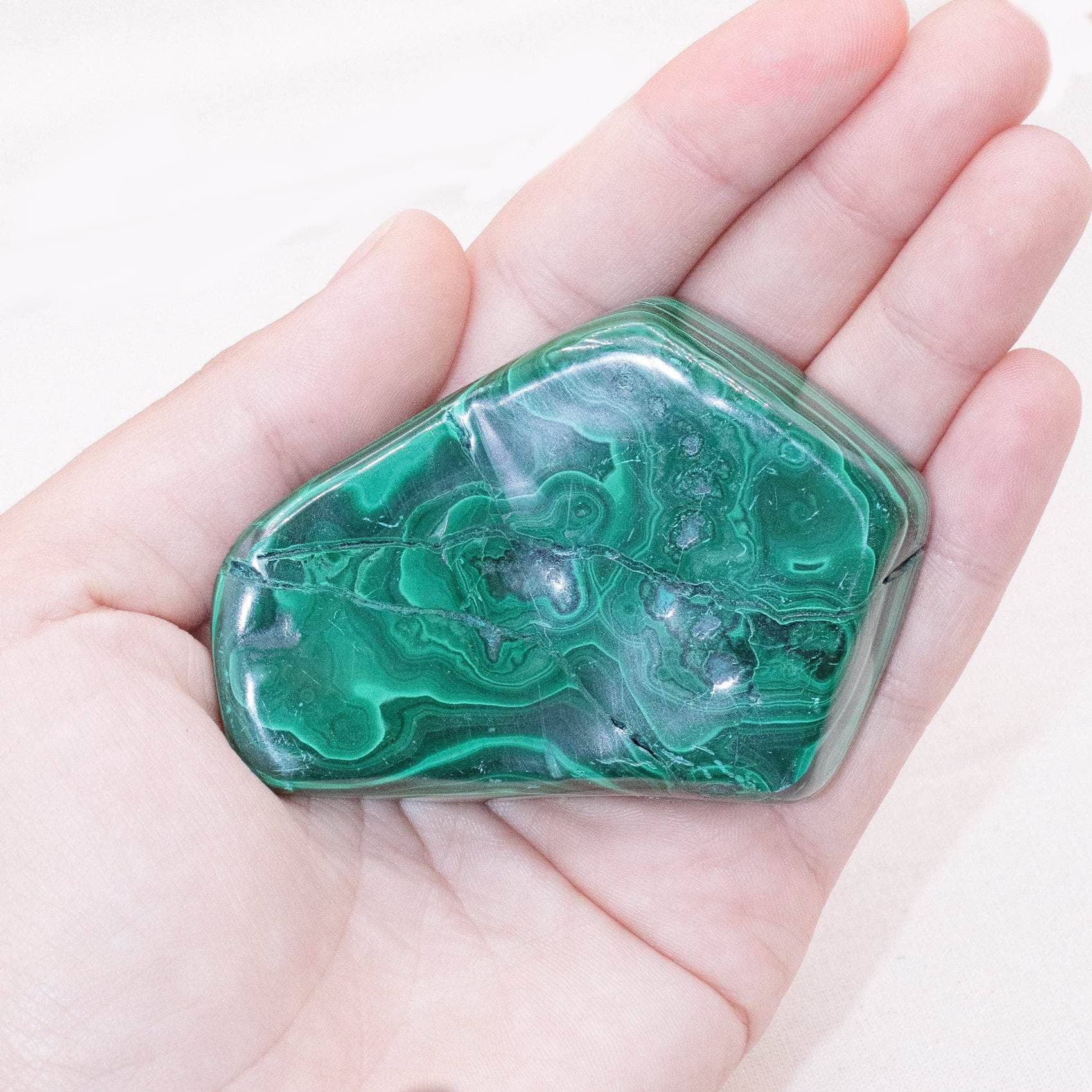 TR-FFFS-MAL-QE-11-1 Genuine Malachite Freeform Specimens - 1 of a Kind - Image 37