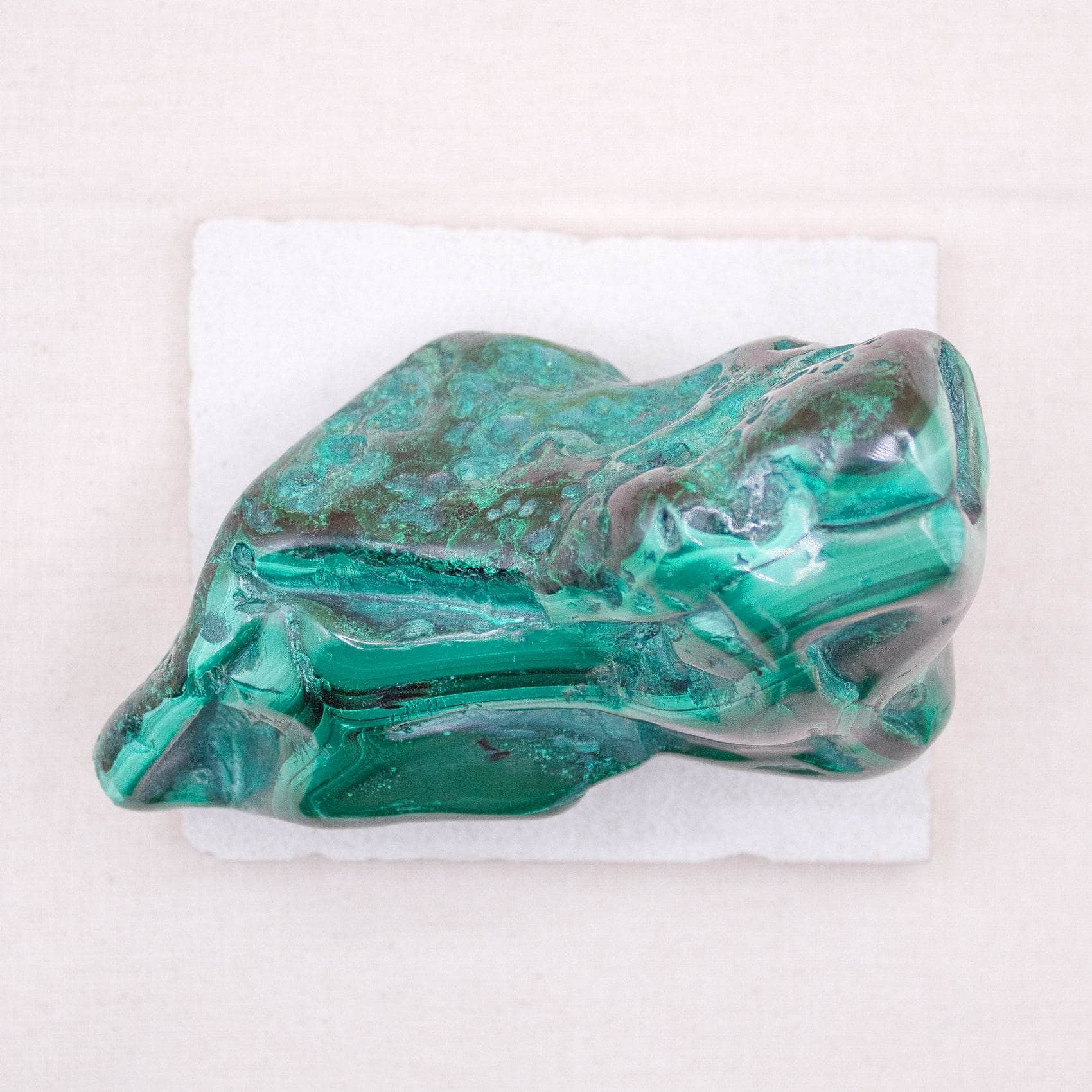 TR-FFFS-MAL-QE-13-1 Genuine Malachite Freeform Specimens - 1 of a Kind - Image 45