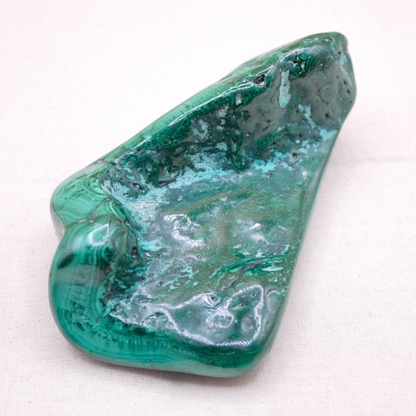 TR-FFFS-MAL-QE-14-2 Genuine Malachite Freeform Specimens - 1 of a Kind - Image 47