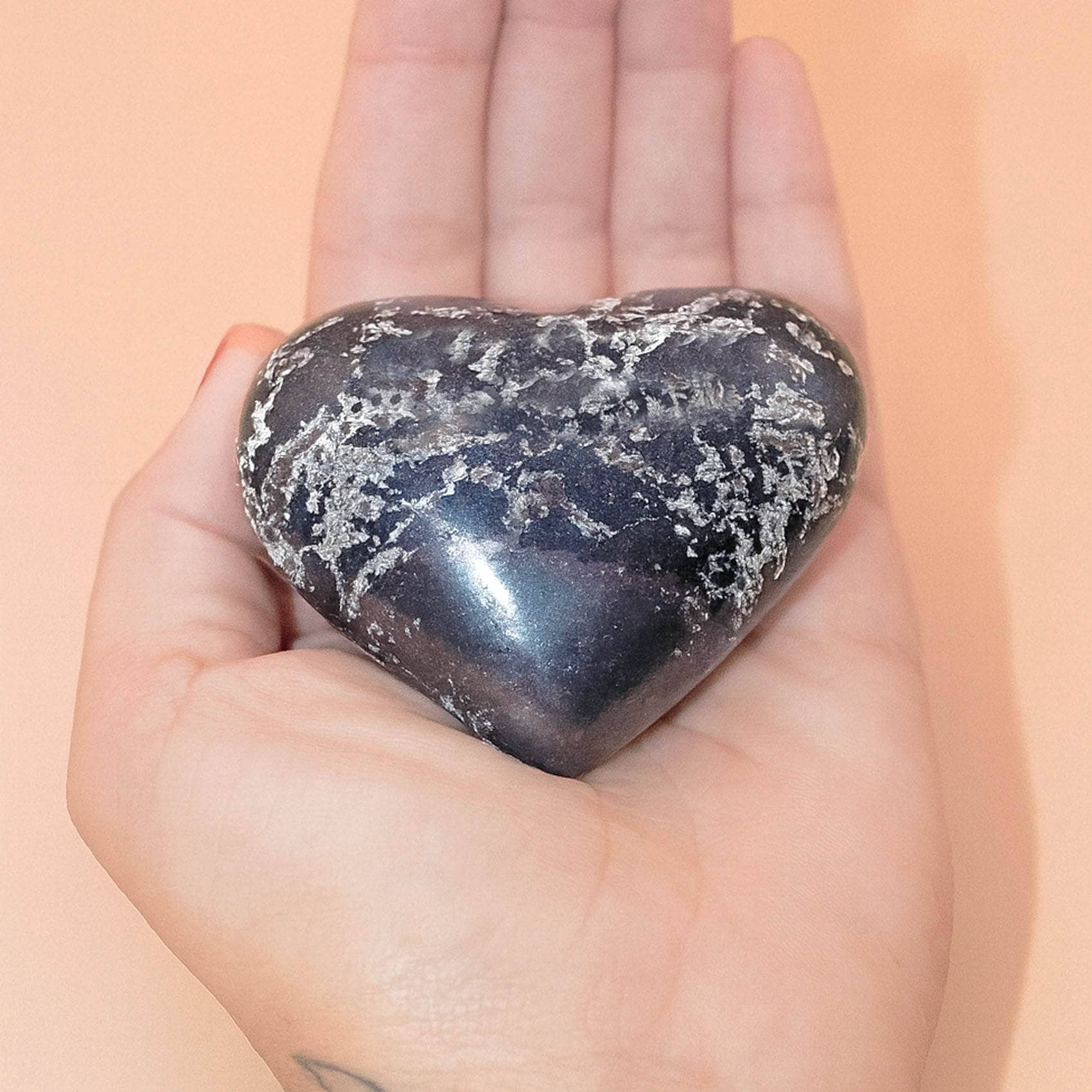 TR-FFH-COV-1_a8a80f98-5f5e-48e8-8356-8b0ce3f2bcb0 Rare Covellite Hearts - AAA Premium Quality - Image 1