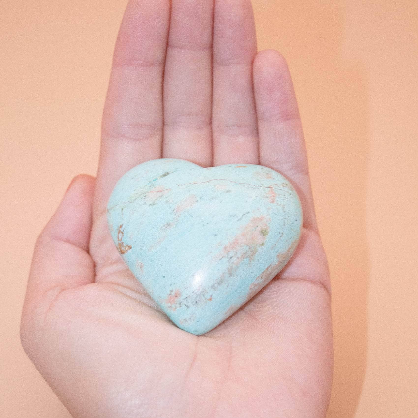 TR-FFH-TUR-10-2 Natural Peruvian Turquoise Hearts  - AAA Premium Quality - Image 2