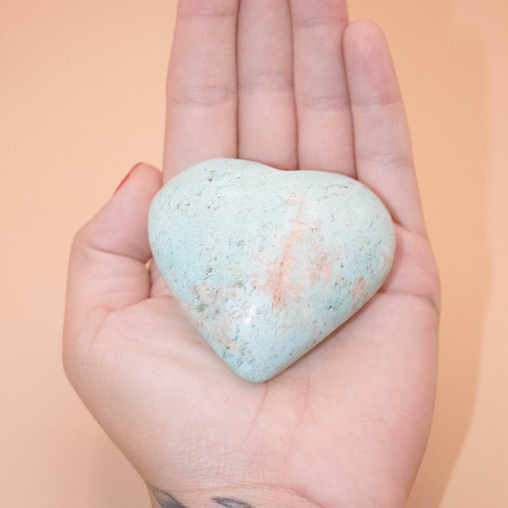 TR-FFH-TUR-12 Natural Peruvian Turquoise Hearts  - AAA Premium Quality - Image 8