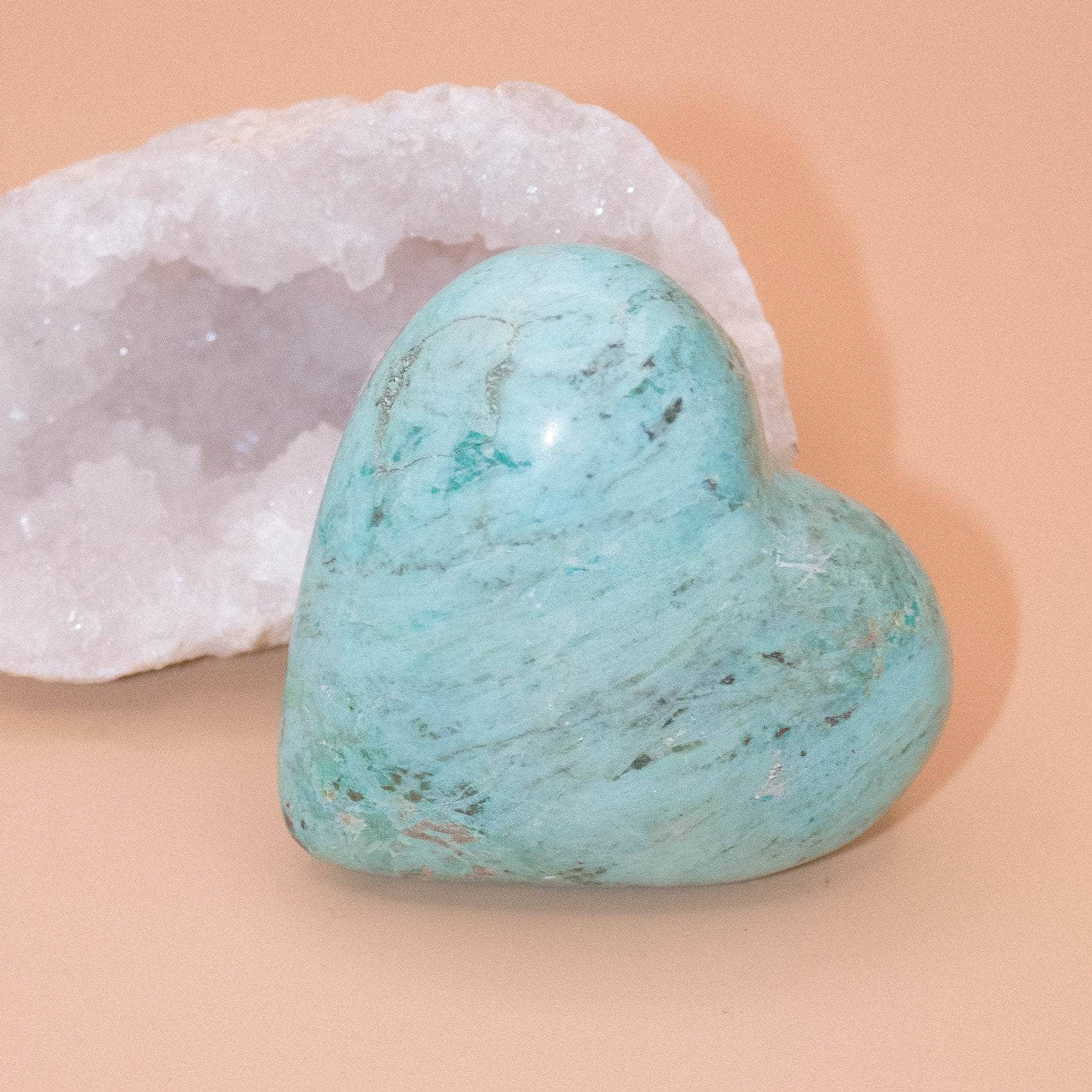 TR-FFH-TUR-14-1 Natural Peruvian Turquoise Hearts  - AAA Premium Quality - Image 15