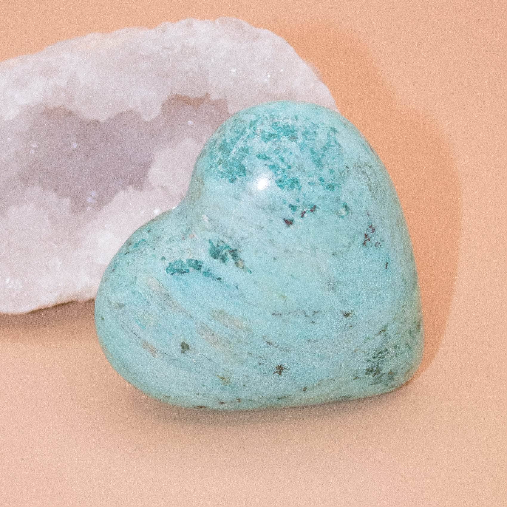 TR-FFH-TUR-14-2 Natural Peruvian Turquoise Hearts  - AAA Premium Quality - Image 13