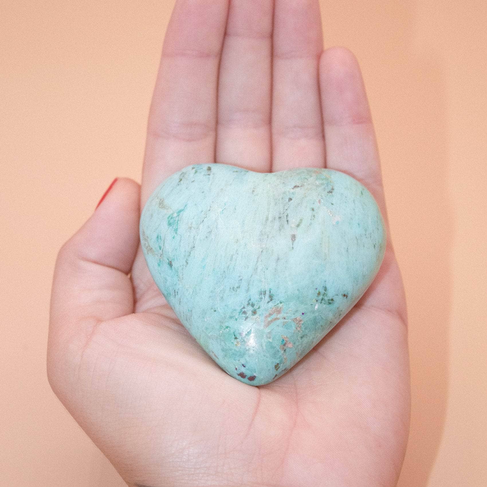 TR-FFH-TUR-14 Natural Peruvian Turquoise Hearts  - AAA Premium Quality - Image 14