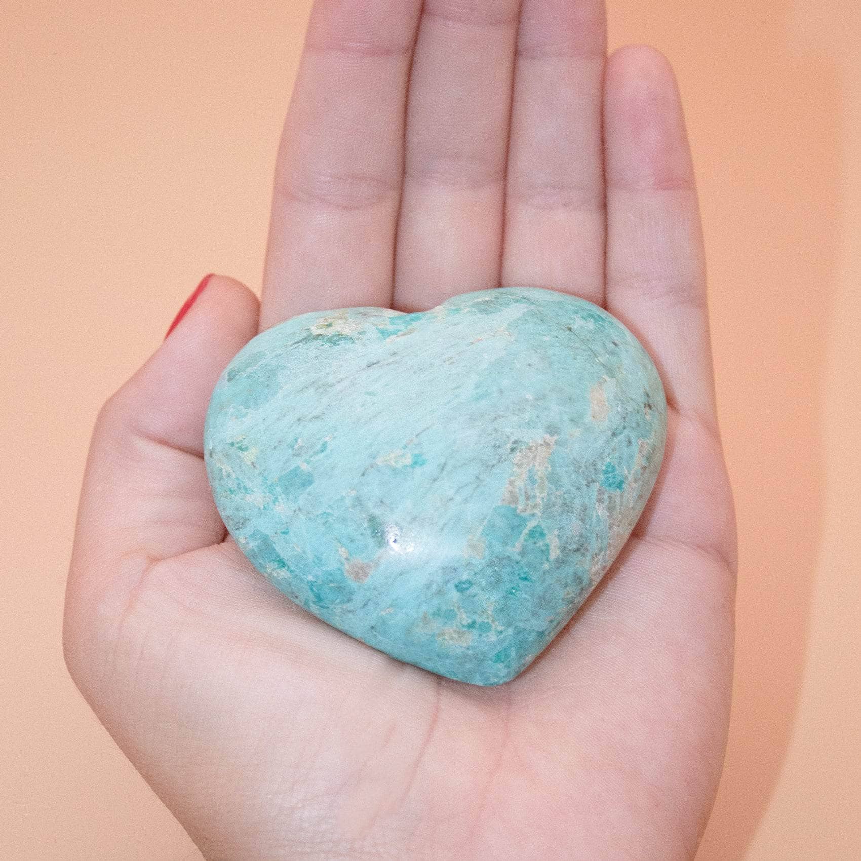 TR-FFH-TUR-16 Natural Peruvian Turquoise Hearts  - AAA Premium Quality - Image 20