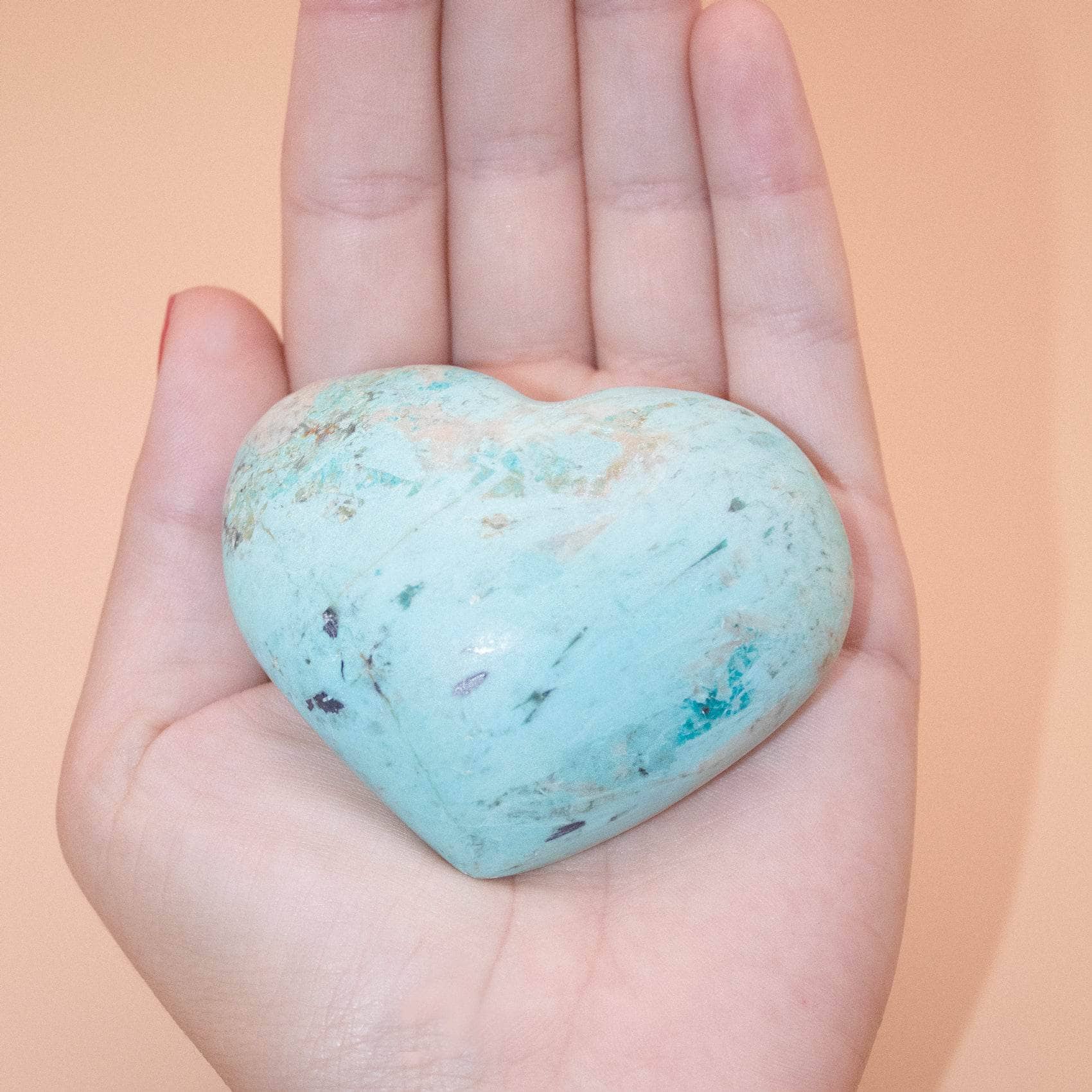 TR-FFH-TUR-17-2 Natural Peruvian Turquoise Hearts  - AAA Premium Quality - Image 23