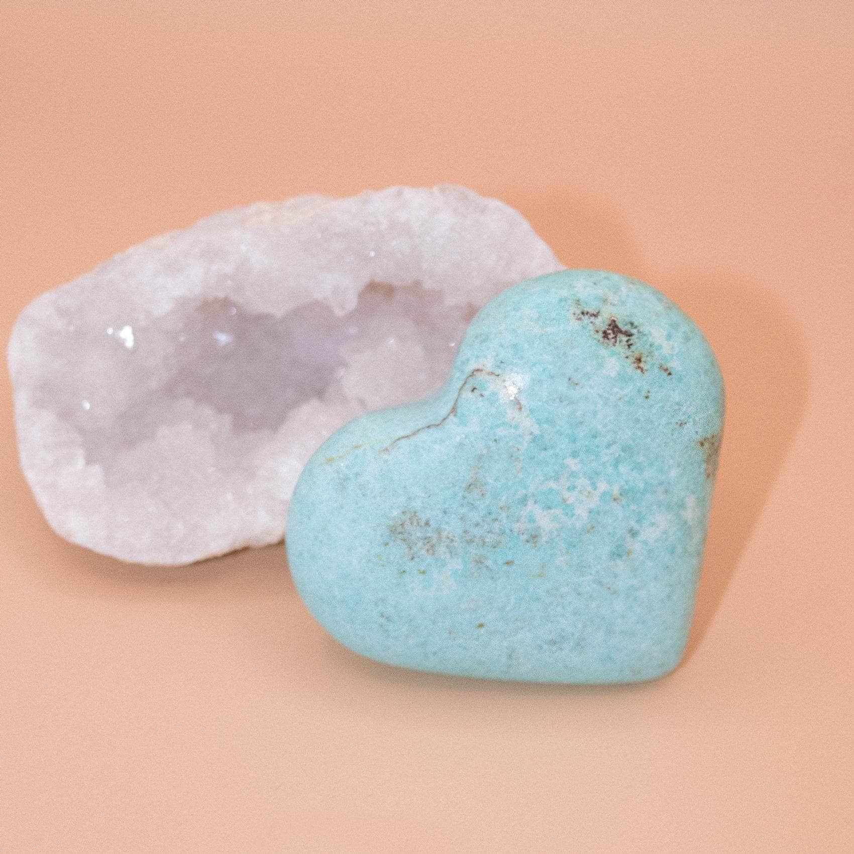 TR-FFH-TUR-18-1 Natural Peruvian Turquoise Hearts  - AAA Premium Quality - Image 25