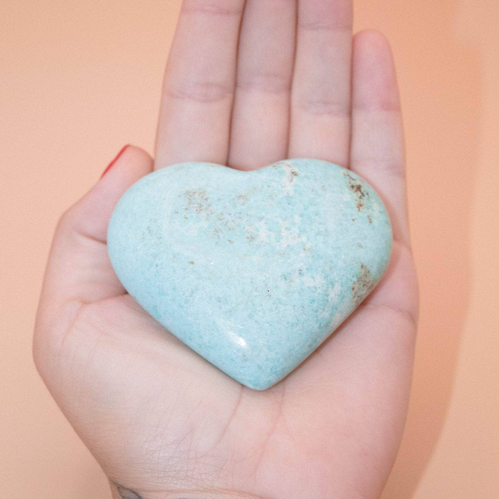 TR-FFH-TUR-18 Natural Peruvian Turquoise Hearts  - AAA Premium Quality - Image 26