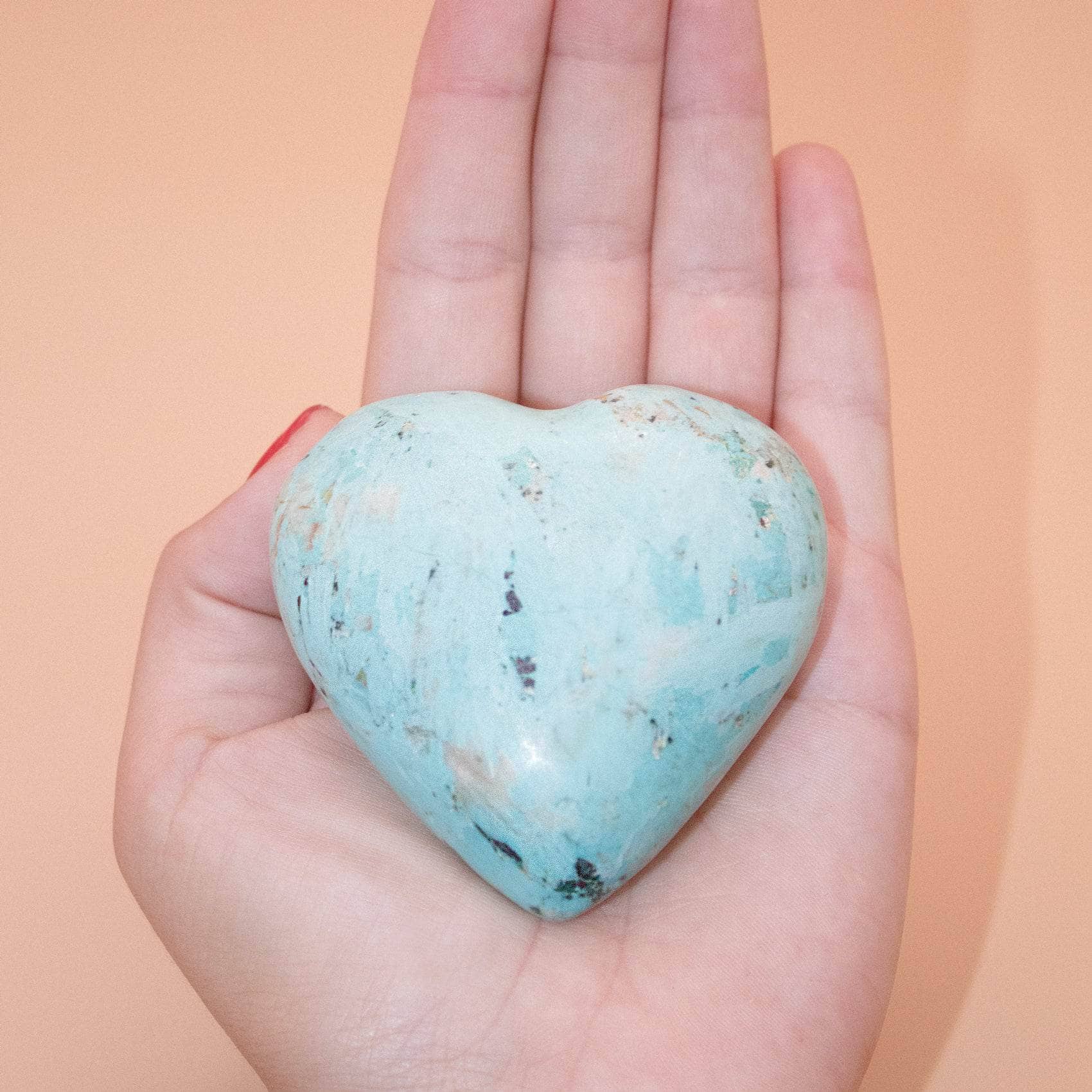 TR-FFH-TUR-19-2 Natural Peruvian Turquoise Hearts  - AAA Premium Quality - Image 29