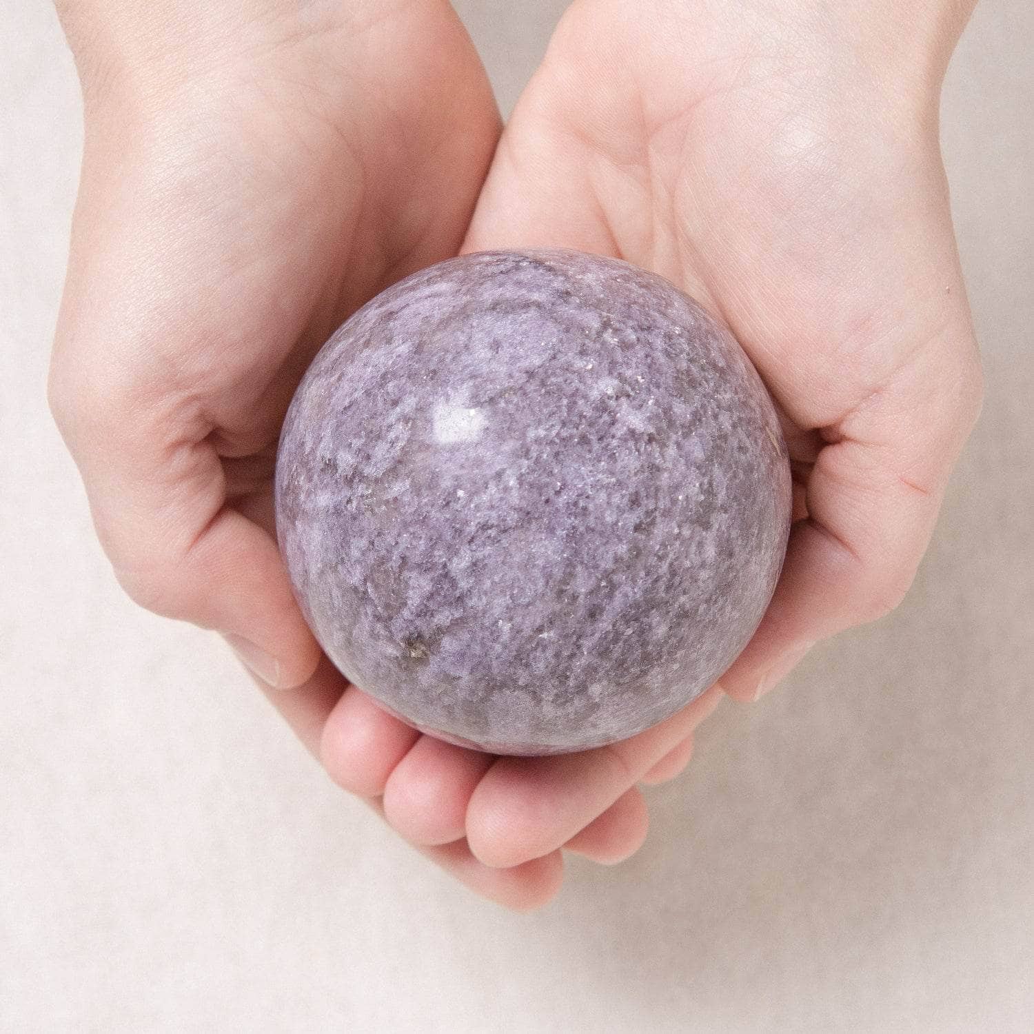 TR-FFS-Lep-ml-L Lepidolite Sphere with Tripod - AAA Premium Quality - Image 8