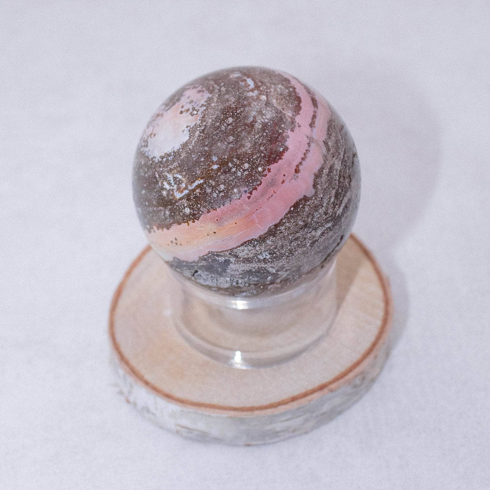 TR-FFS-OJP-MI-1-3 Natural Ocean Jasper Sphere - AAA Premium Quality - Image 3