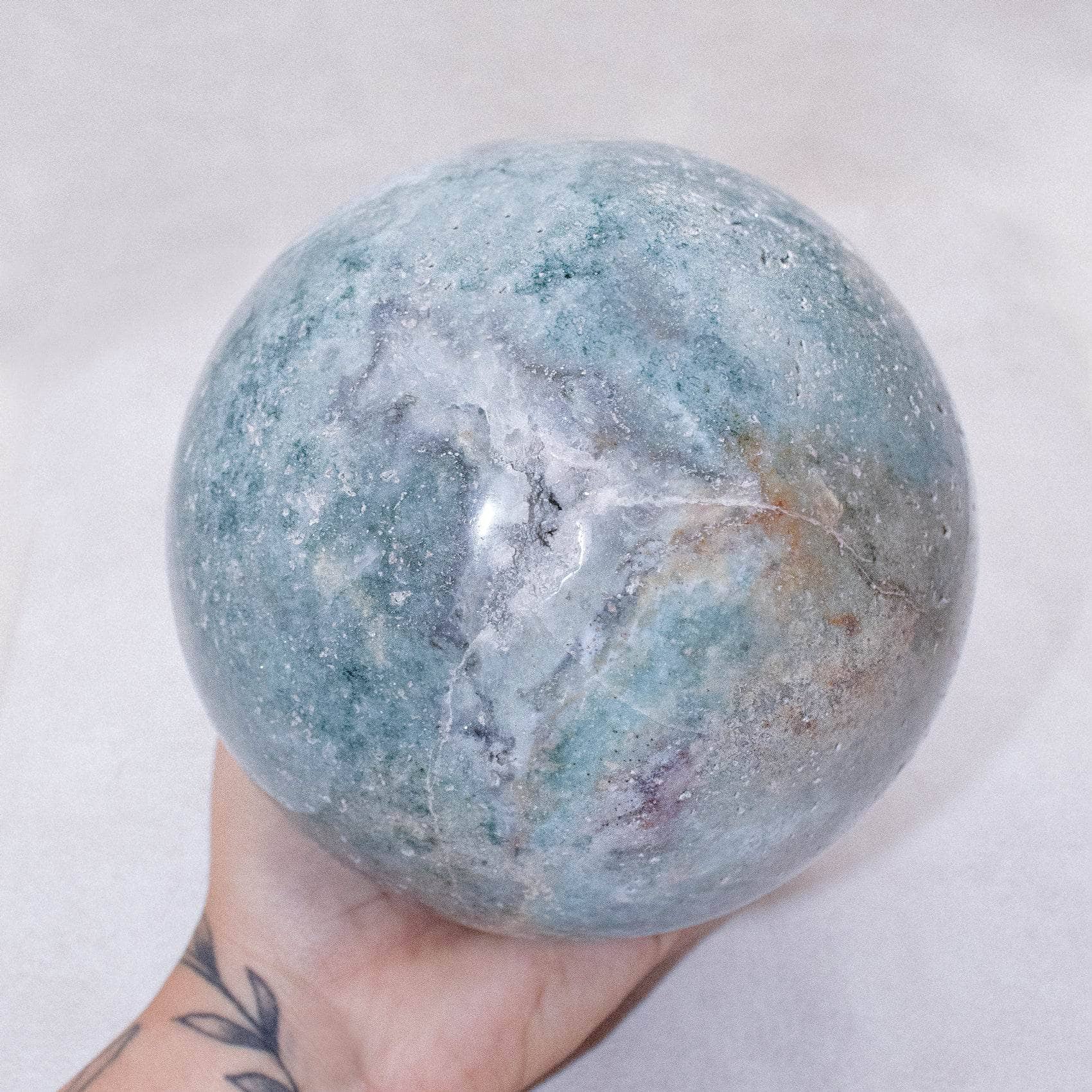 TR-FFS-OJP-MI-12-2 Natural Ocean Jasper Sphere - AAA Premium Quality - Image 34