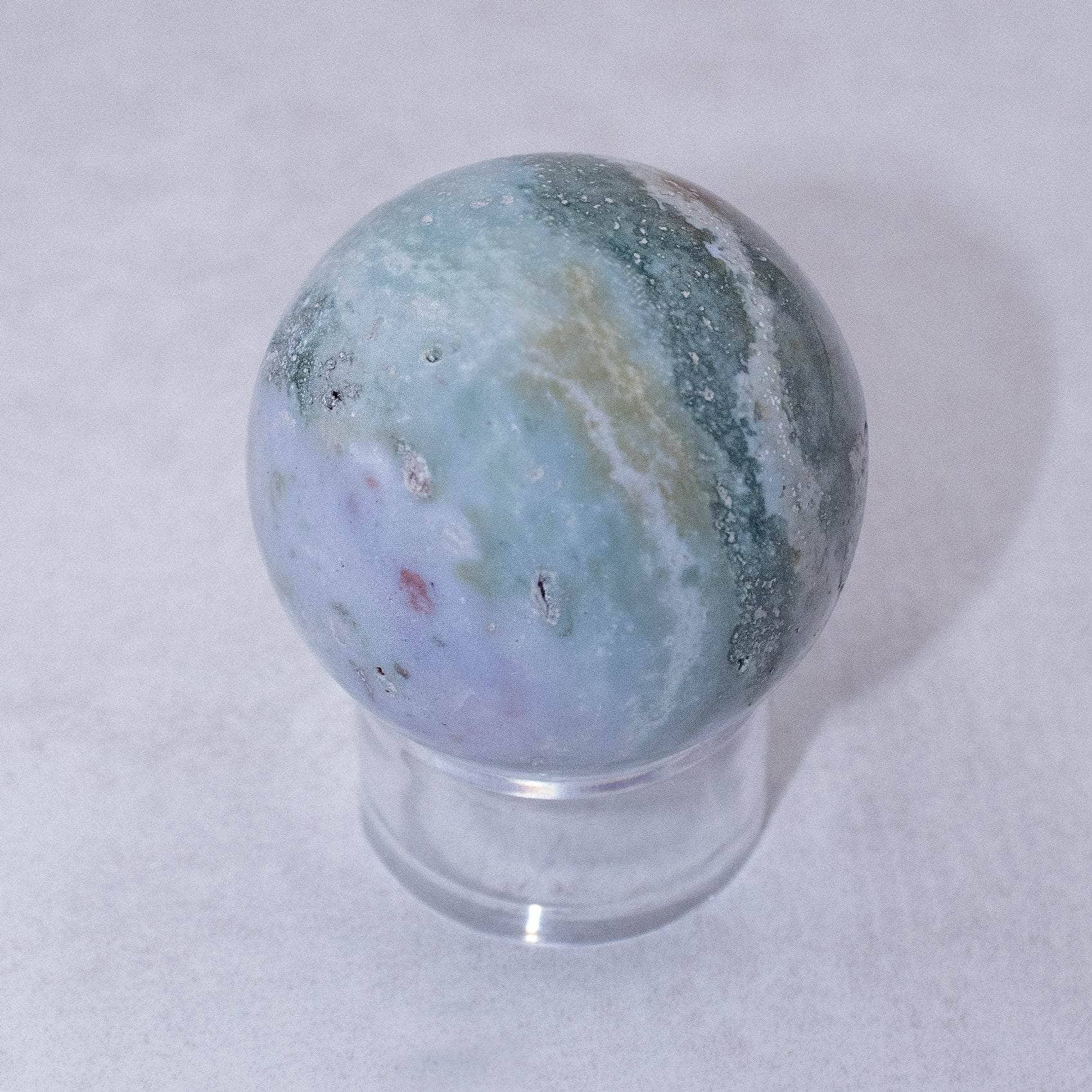 TR-FFS-OJP-MI-3-1 Natural Ocean Jasper Sphere - AAA Premium Quality - Image 9