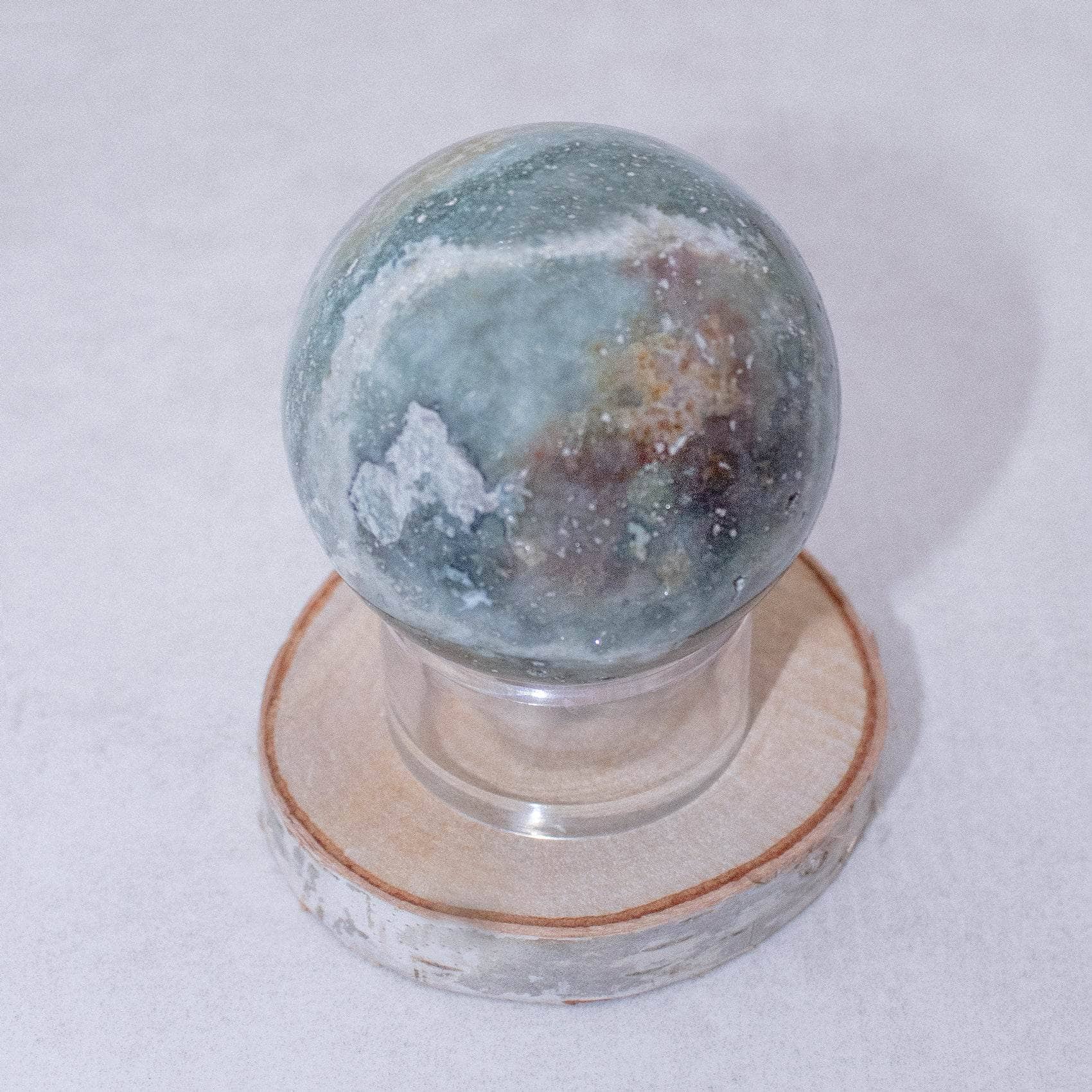 TR-FFS-OJP-MI-3 Natural Ocean Jasper Sphere - AAA Premium Quality - Image 8