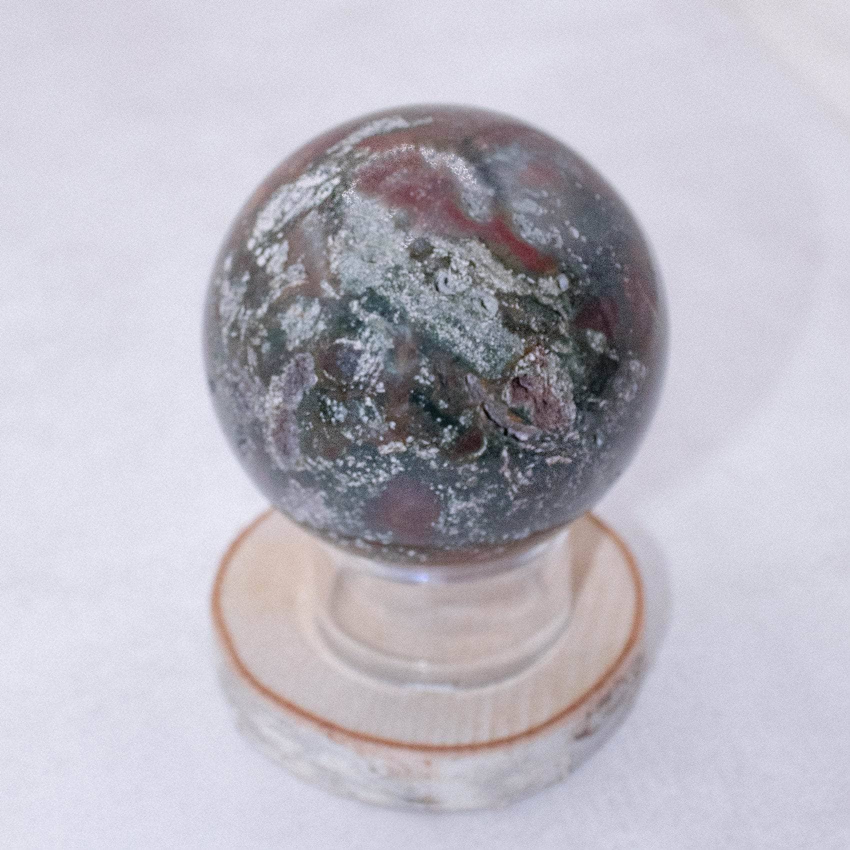 TR-FFS-OJP-MI-6-2 Natural Ocean Jasper Sphere - AAA Premium Quality - Image 17