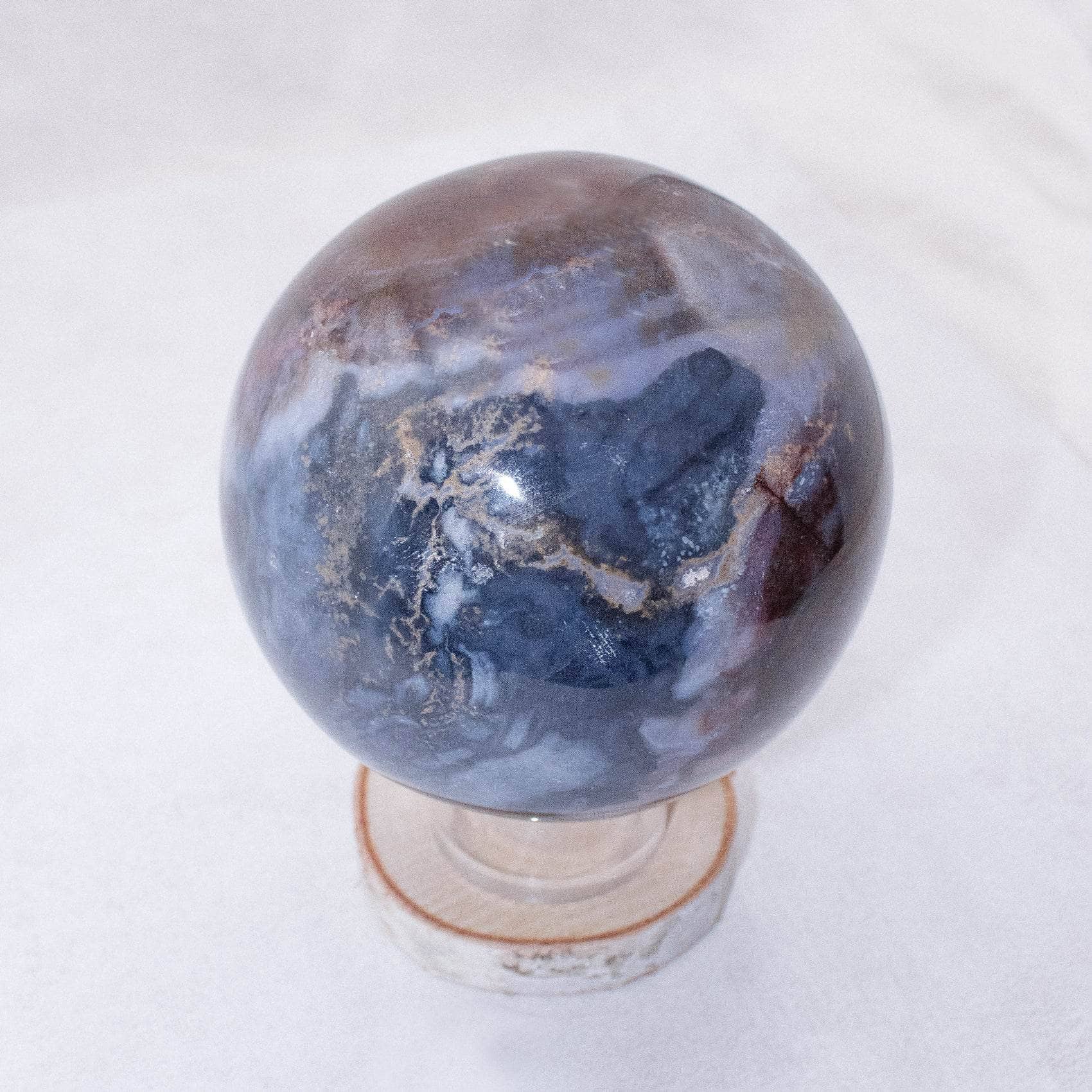 TR-FFS-OJP-MI-8-2 Natural Ocean Jasper Sphere - AAA Premium Quality - Image 23