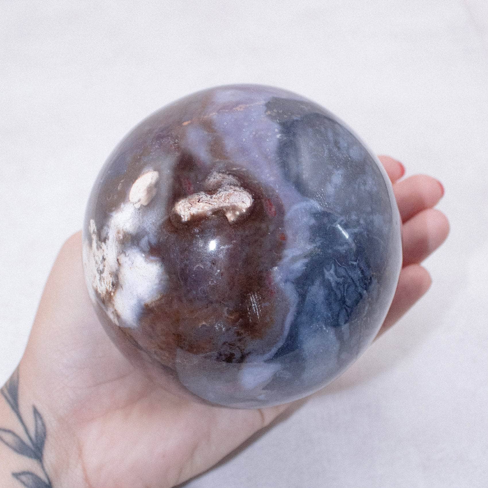 TR-FFS-OJP-MI-8_af435010-a230-46d3-ba1e-5b379731aefc Natural Ocean Jasper Sphere - AAA Premium Quality - Image 22