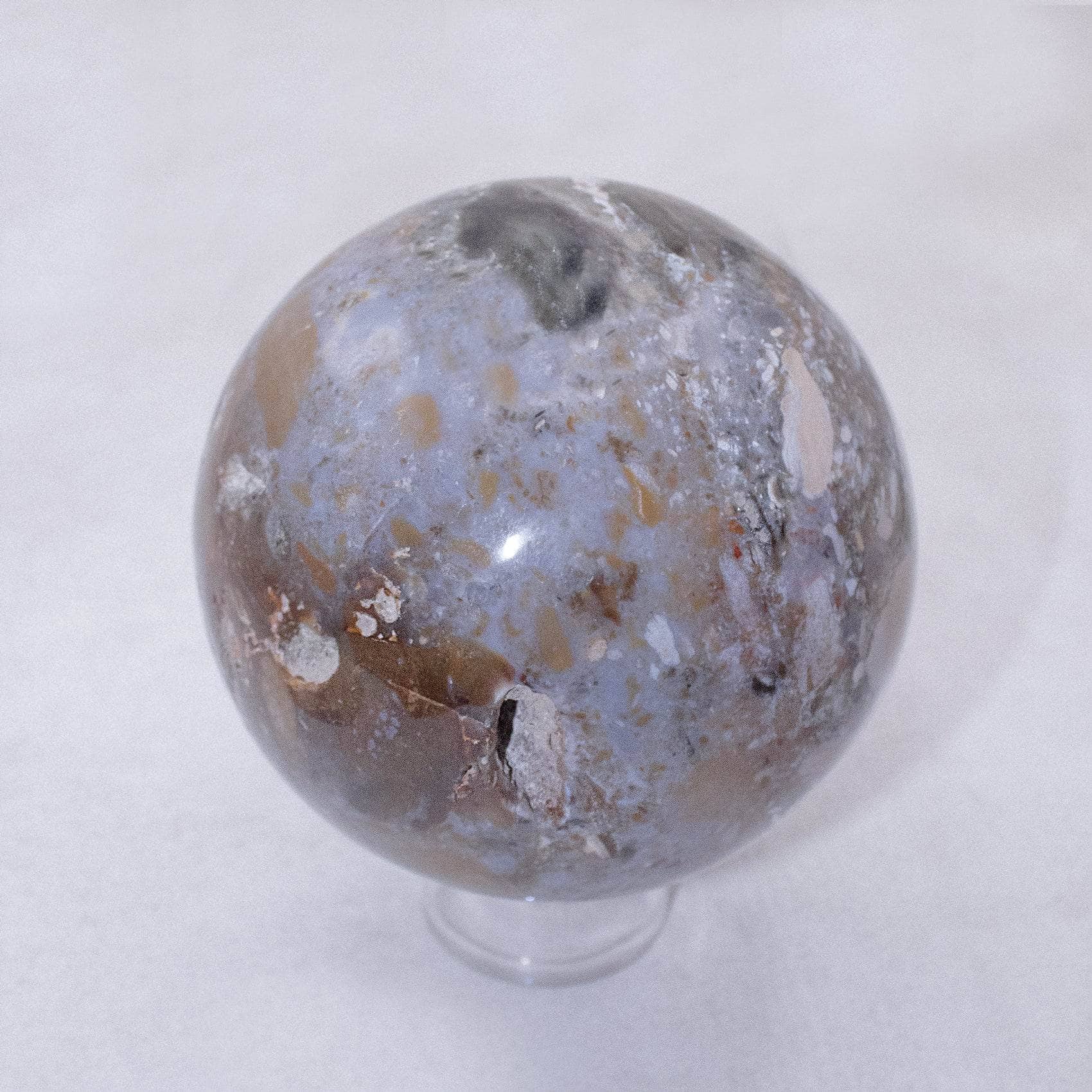 TR-FFS-OJP-MI-9-2 Natural Ocean Jasper Sphere - AAA Premium Quality - Image 27