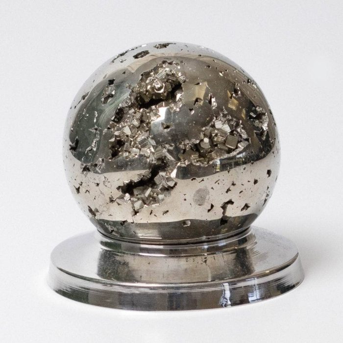 Natural Pyrite Sphere - AAA Premium Quality - Image 19