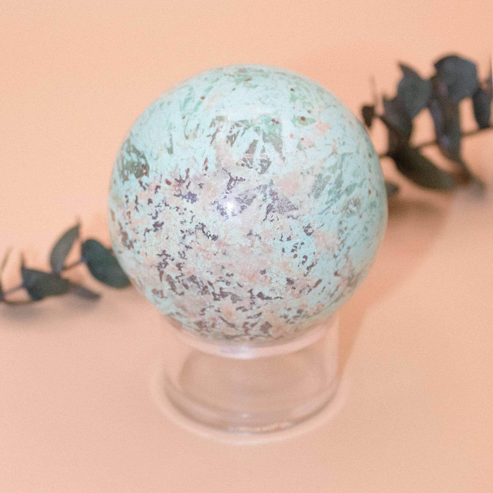 TR-FFS-TUR-10-1 Natural Peruvian Turquoise Sphere - AAA Premium Quality - Image 9
