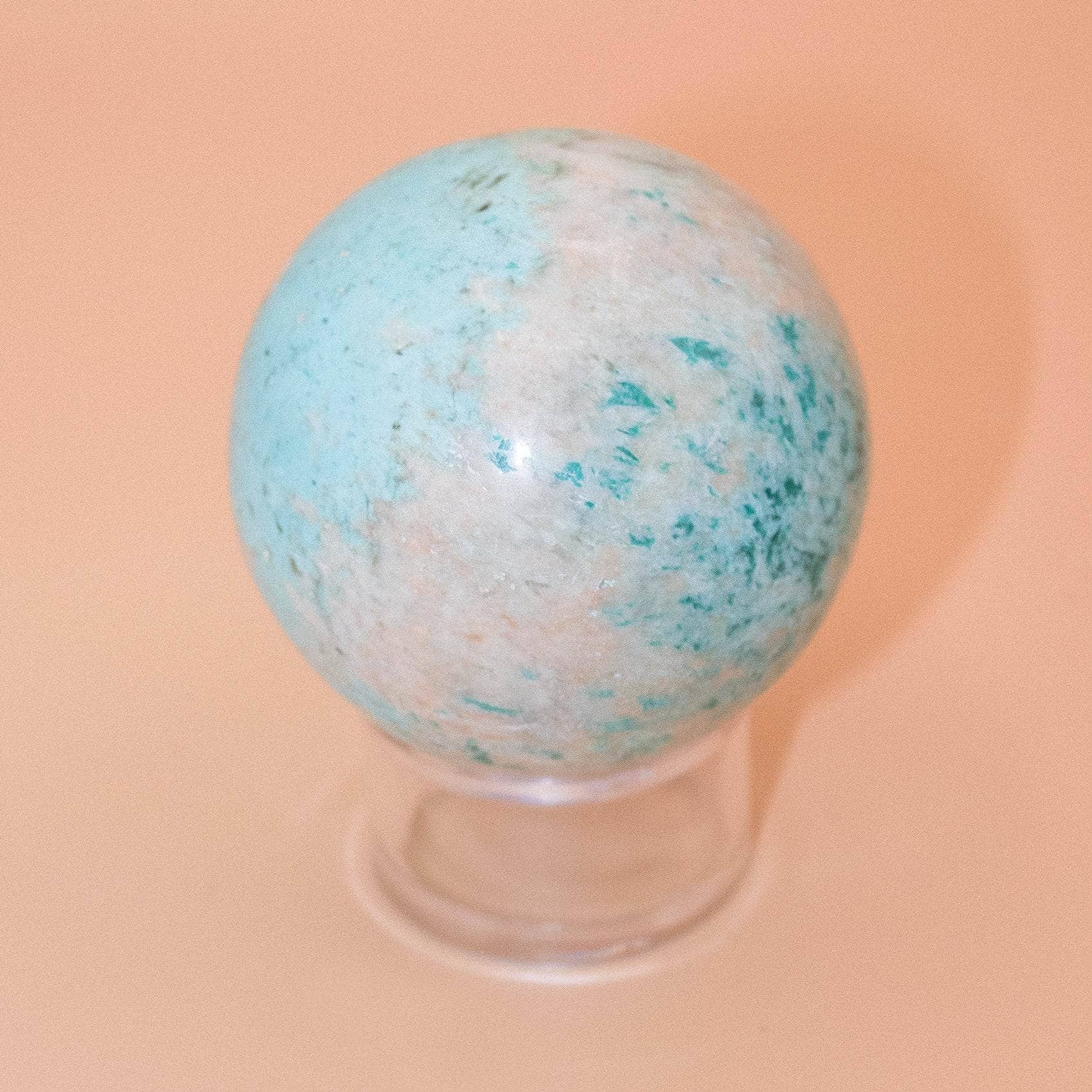 TR-FFS-TUR-12 Natural Peruvian Turquoise Sphere - AAA Premium Quality - Image 16