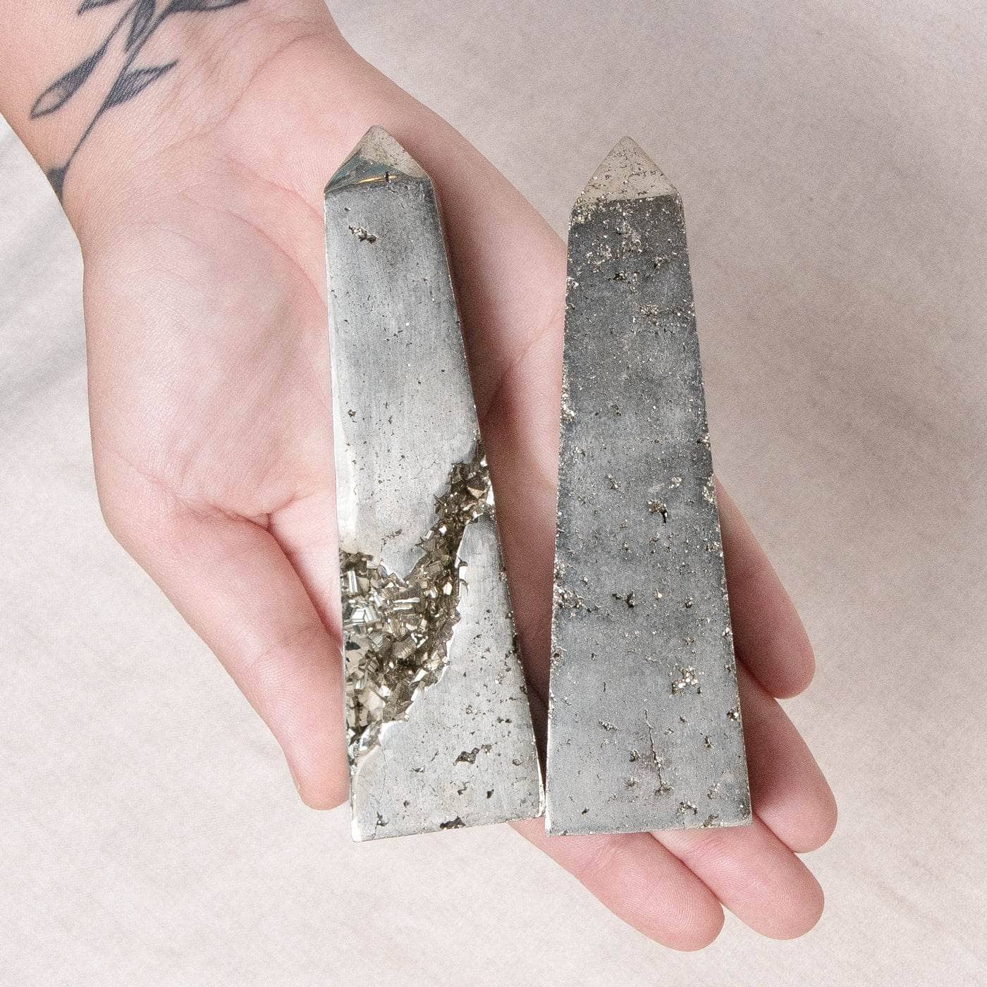 TR-FFT-PYR-PU-XL Natural Pyrite Tower - AAA Premium Quality - Image 15